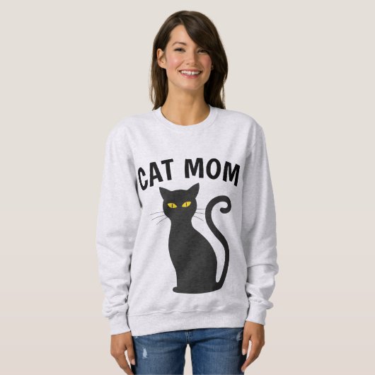 CAT MOMレディースTシャツ スウェットシャツ (正面フル)