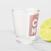 CAT MOM、あなたの写真、ピンク ショットグラス (左)