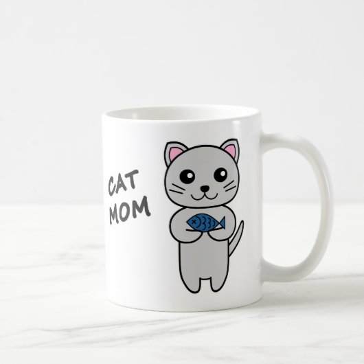 CAT MOM オリジナル コーヒーマグカップ (右)