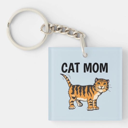 CAT MOM ジンジャー キーホルダー (正面)
