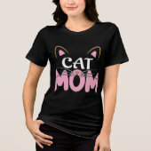 Cat Mom  トライブレンドＴシャツ (正面)