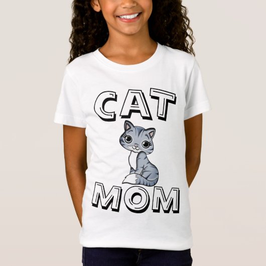 CAT MOM、女子Tシャツ Tシャツ (正面)