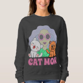 CAT MOM ART WOMEN'S Tシャツ&スウェットシャツ スウェットシャツ (正面)
