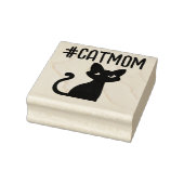 CAT MOM BLACK CAT RUBBER STAMP ラバースタンプ (スタンプ)