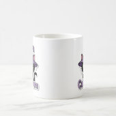 Cat Mom Black Cat Witch Hat Cute Coffee Mug Cat Lo コーヒーマグカップ (中央)
