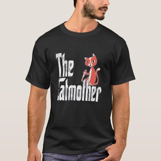 Cat Mom Catmother Crazy Knife Cat Mother Kitty Mom Tシャツ (正面)