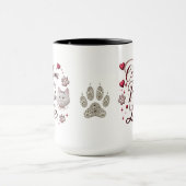 Cat Mom Combo Mag 15 oz -デザイン搭載 マグカップ (中央)