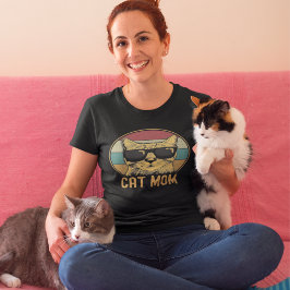 Cat Mom Funny Cat Lovers Tシャツ