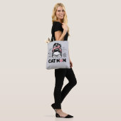 "Cat Mom" Funny Cute Cat Lover Women トートバッグ (モデル)
