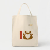 Cat Mom Heart Tote Bag – Minimal Pet Lover Gift トートバッグ (正面)