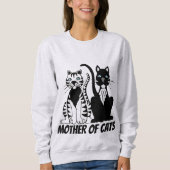 CAT MOM (MOTHER OF CATS) Tシャツ (正面)