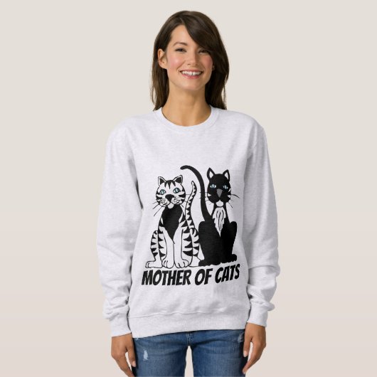 CAT MOM (MOTHER OF CATS) Tシャツ (正面フル)