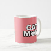 CAT MOM MUG （ピンク） コーヒーマグカップ (正面右)