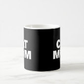 CAT MOM MUG （黒） コーヒーマグカップ (中央)