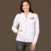 Cat Mom Pet Lover Funny Quote Cute Black And White パーカ