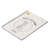 Cat Mom Photo  ノートブック (左側)