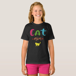 Cat mom tシャツ