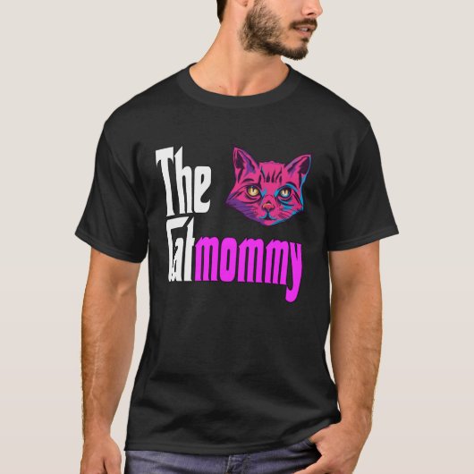 Cat Mom The Catmother Crazy Cat Mother Kitty Mommy Tシャツ (正面)