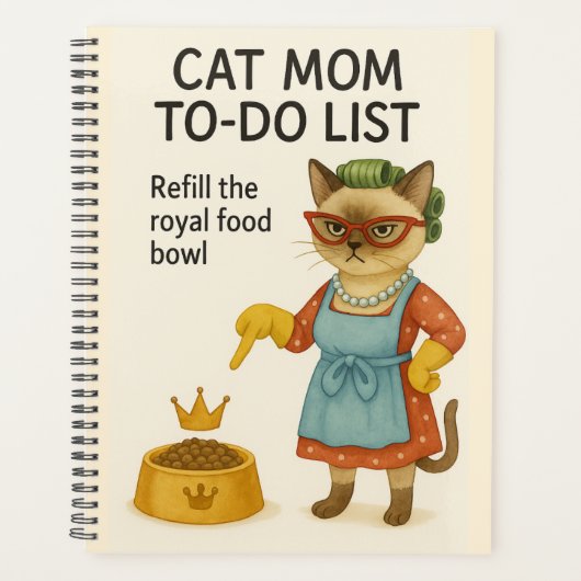 Cat Mom to do list  プランナー手帳 (正面)