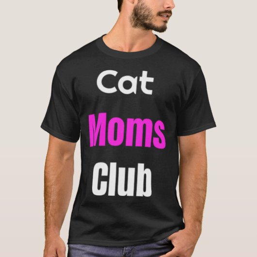 Cat Moms Club Tシャツ (正面)
