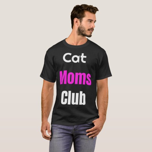 Cat Moms Club Tシャツ (正面フル)