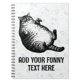 Cat Mother I Am But Skin and Bones For Cat Lover ノートブック (正面)