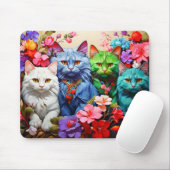 Cat Mouse Pad – Perfect Gift for Cat Lovers マウスパッド (マウス)