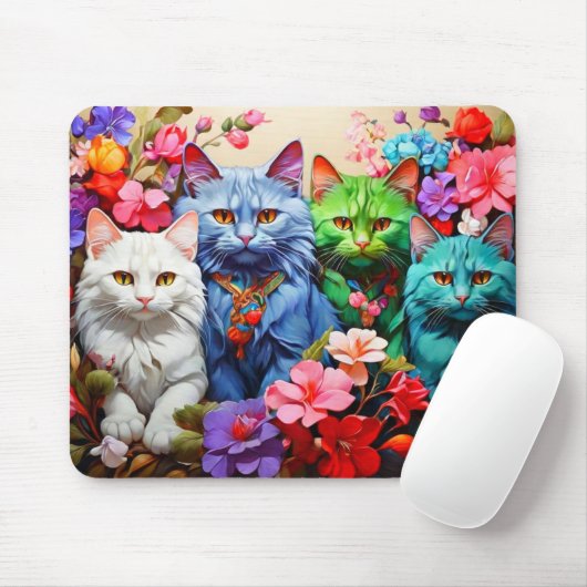 Cat Mouse Pad – Perfect Gift for Cat Lovers マウスパッド (マウス)