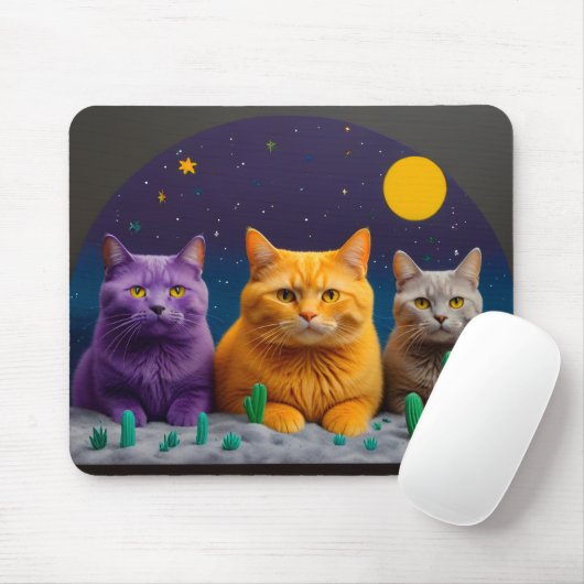 Cat Mouse Pad – Perfect Gift for Cat Lovers マウスパッド (マウス)