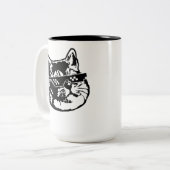 Cat Mugで対応 ツートーンマグカップ (正面左)