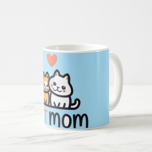 cat mug コーヒーマグカップ (正面右)