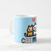 cat mug コーヒーマグカップ (正面左)