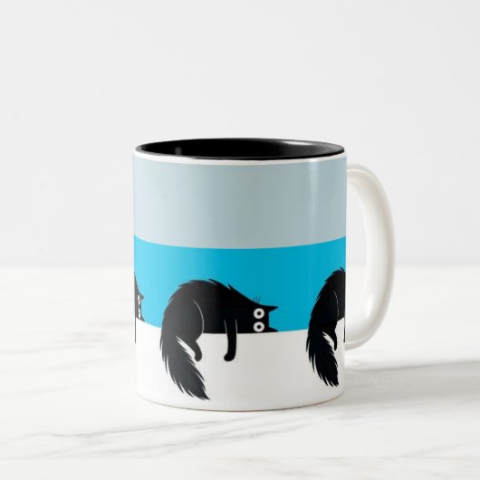 cat mug ツートーンマグカップ (正面右)