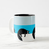 cat mug ツートーンマグカップ (正面左)