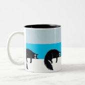 cat mug ツートーンマグカップ (左)