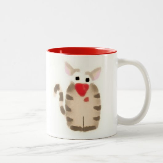 Cat Mug ツートーンマグカップ (右)
