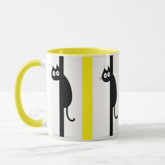 cat mug マグカップ (左)