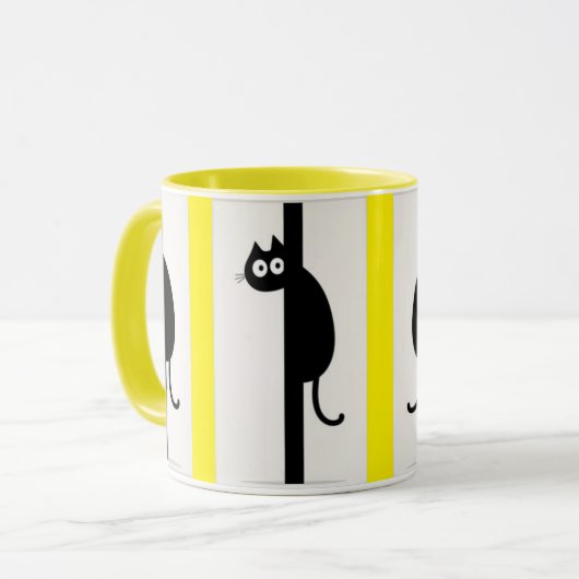 cat mug マグカップ (正面左)