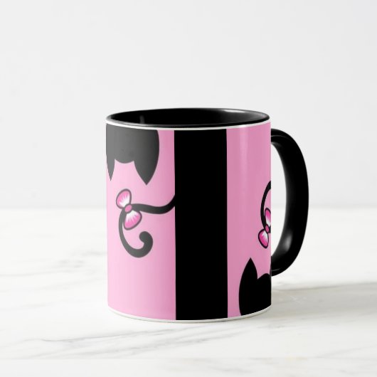 cat mug マグカップ (正面右)