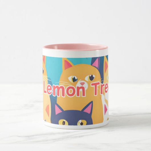cat mug マグカップ (中央)