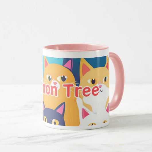 cat mug マグカップ (正面右)