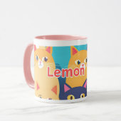 cat mug マグカップ (正面左)