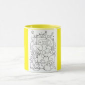 cat mug マグカップ (中央)
