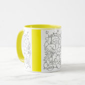 cat mug マグカップ (正面左)