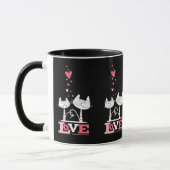 cat mug マグカップ (左)