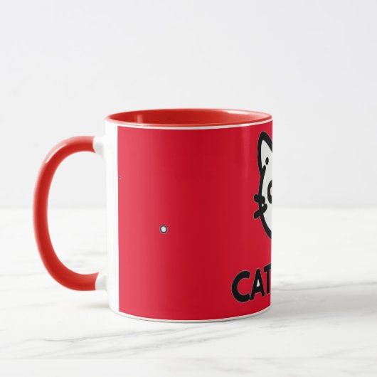 cat mug マグカップ (左)