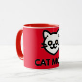 cat mug マグカップ (正面左)