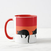 cat mug マグカップ (左)