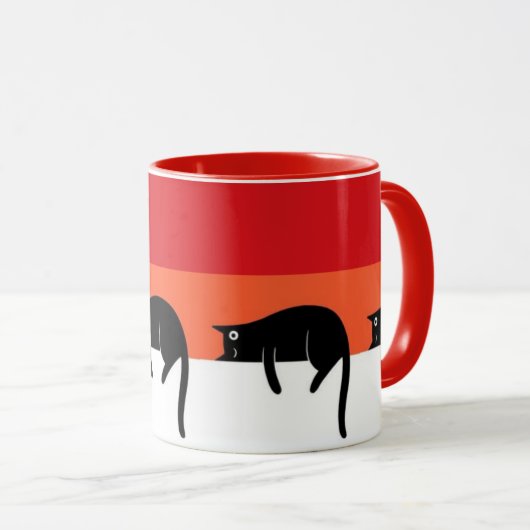 cat mug マグカップ (正面右)