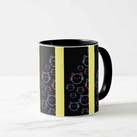 cat mug マグカップ (正面右)